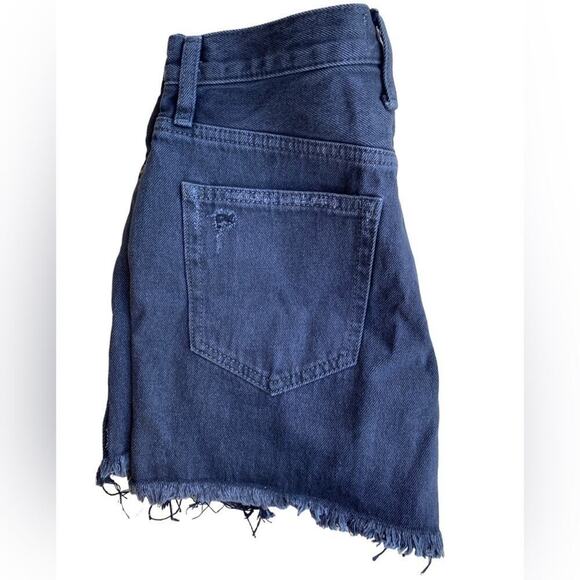 Free People Makai Black Denim Cutoff Shorts - Picture 5 of 5